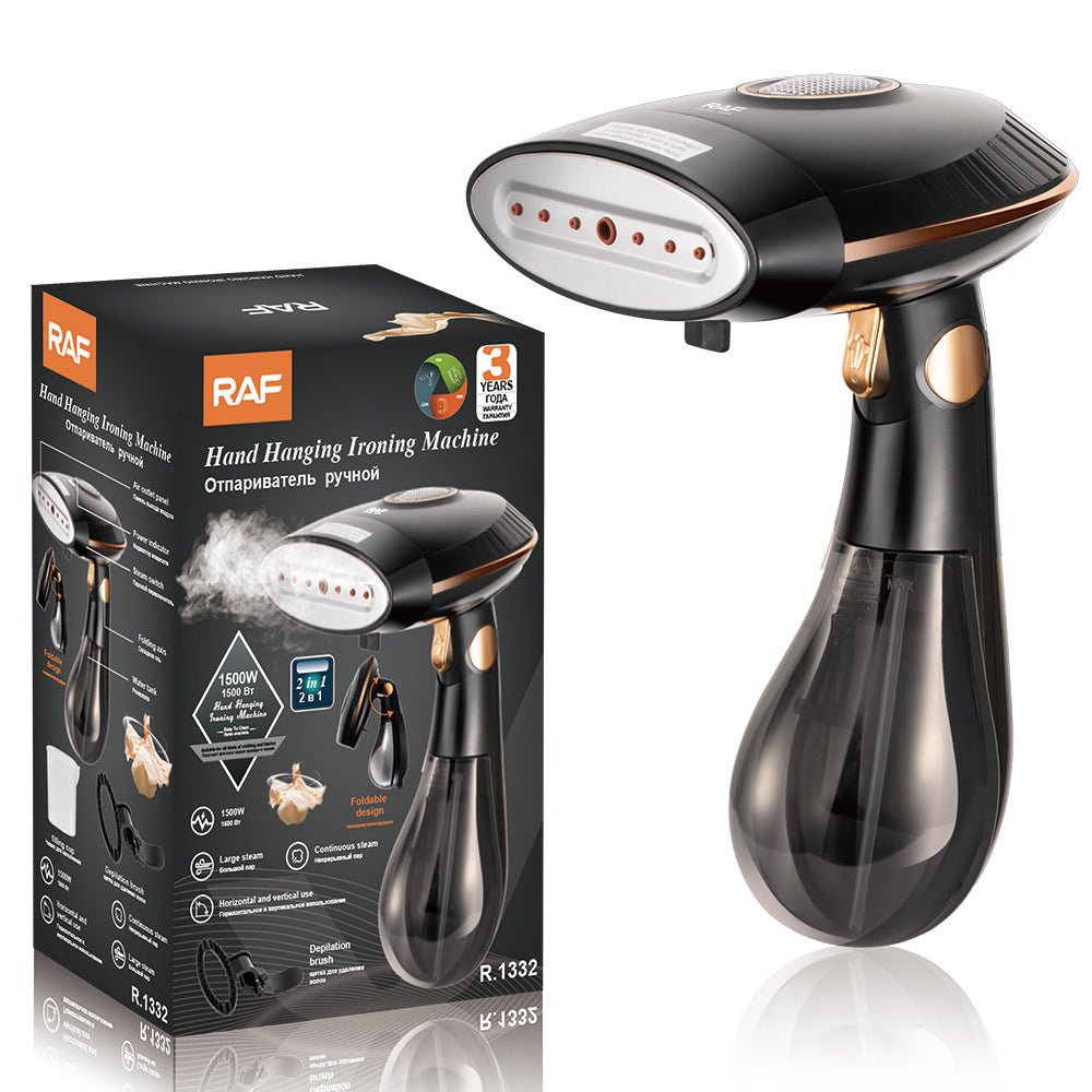 RAF European Standard Small Travel Portable Vertical Ironing Machine1500W Handheld Household Steam Iron R1332