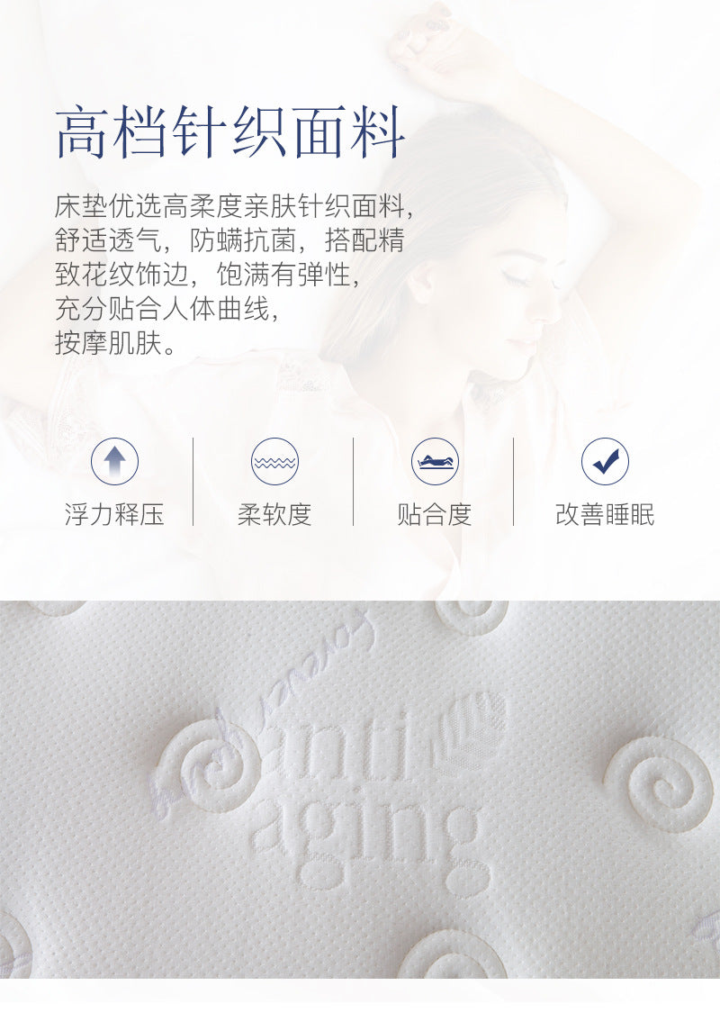 Mattress Simmons Manufacturer Hotel Dormitory Knitted Fabric Sponge Spring1.5Rice1.8Latex Spine Protector