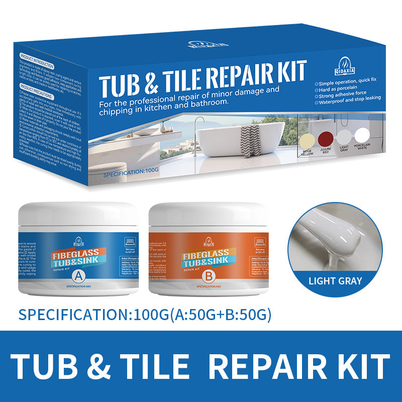 QIDAXIA Ceramic Repair Paste Household Marble Bathtub Wash Basin Bonding Glue Tile Repair Glue