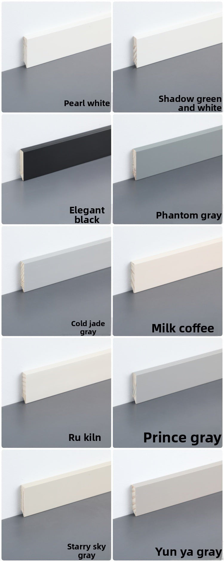 Solid wood skirting board 20 mm-thin flat pine wood trim, extremely narrow and ultra-thin, for baseboards, waistlines, and toplines