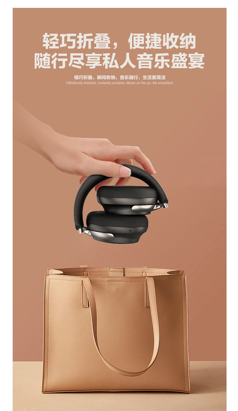Head-mounted Bluetooth Wireless Earphones ANC Noise reduction, ultra-long battery life, full-ear support, customizable stereo sound