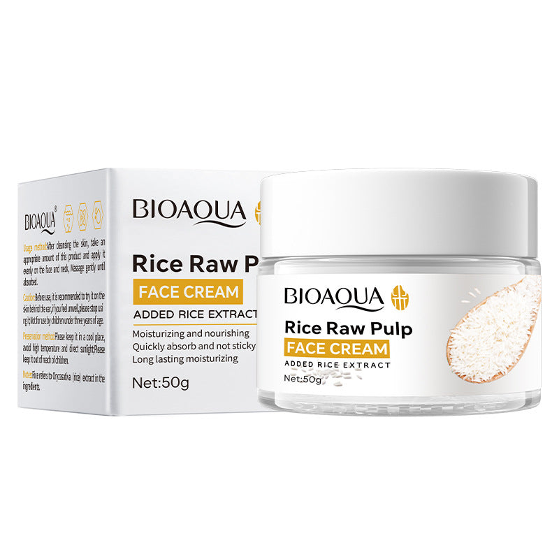 Rice Skincare Set BIOAOUA Rice Puree Series Six-Piece Set Box  Wholesale