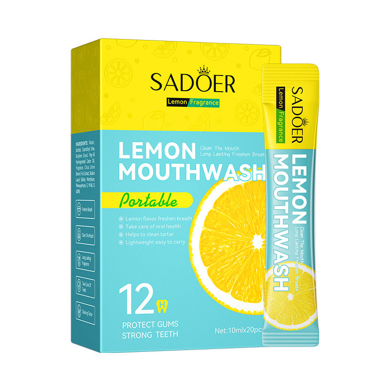 Mouthwash Box Set SADOER Disposable Portable Oral Cleaning Care  Foreign Trade Wholesale