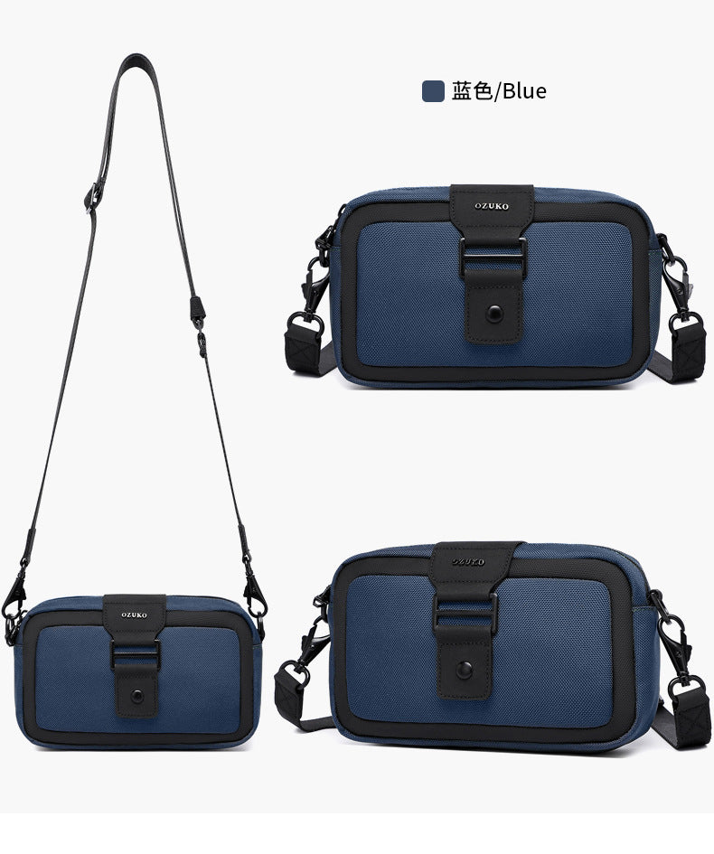 Men's Crossbody Bag High-End Single Shoulder Bag Portable Small Bag Waterproof Oxford Cloth Mini Men's Bag Trendy Style