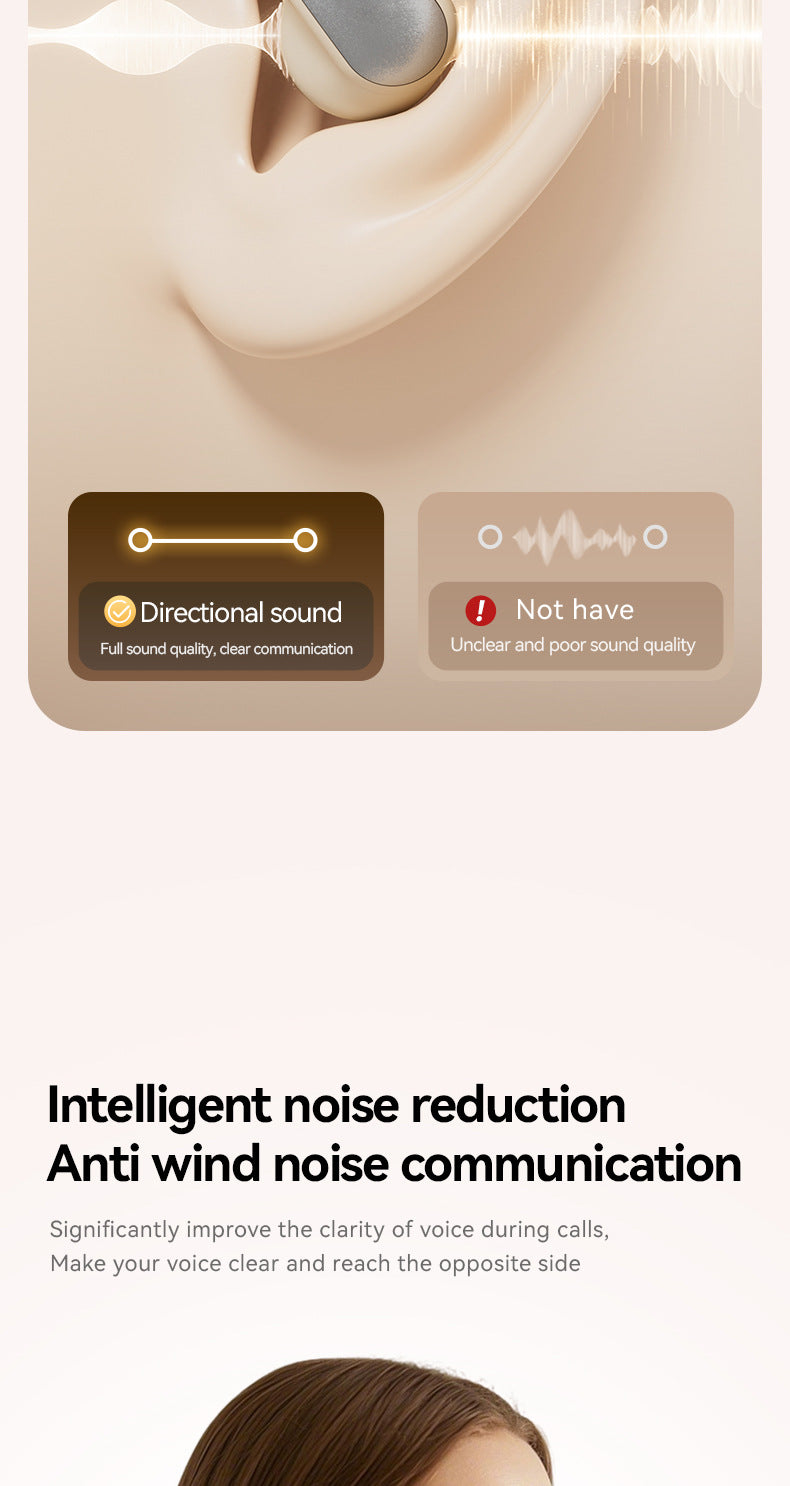2025Popular M122New AI Translation Private Model Noise Cancelling Ultra-Long Battery Life Over-Ear Wireless Bluetooth Earphones