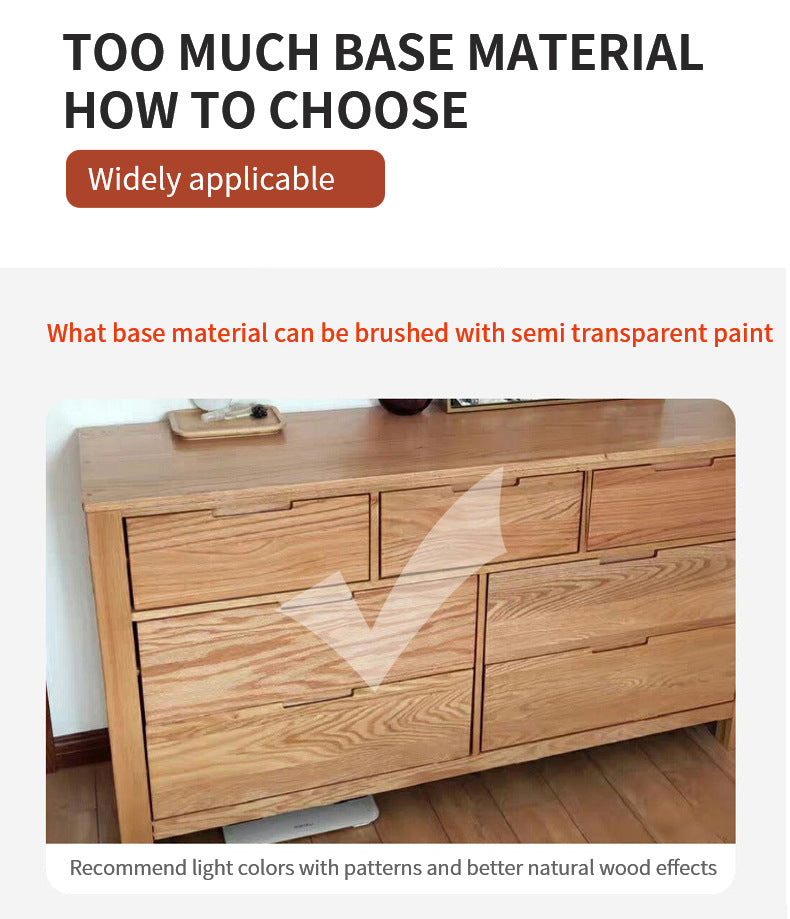 Water-based Wood Grain Paint Door, Window, and Cabinet Color Change Renovation Brightening Wood Wax Oil Antique Wood Imitation Distressed Latex Paint Manufacturer