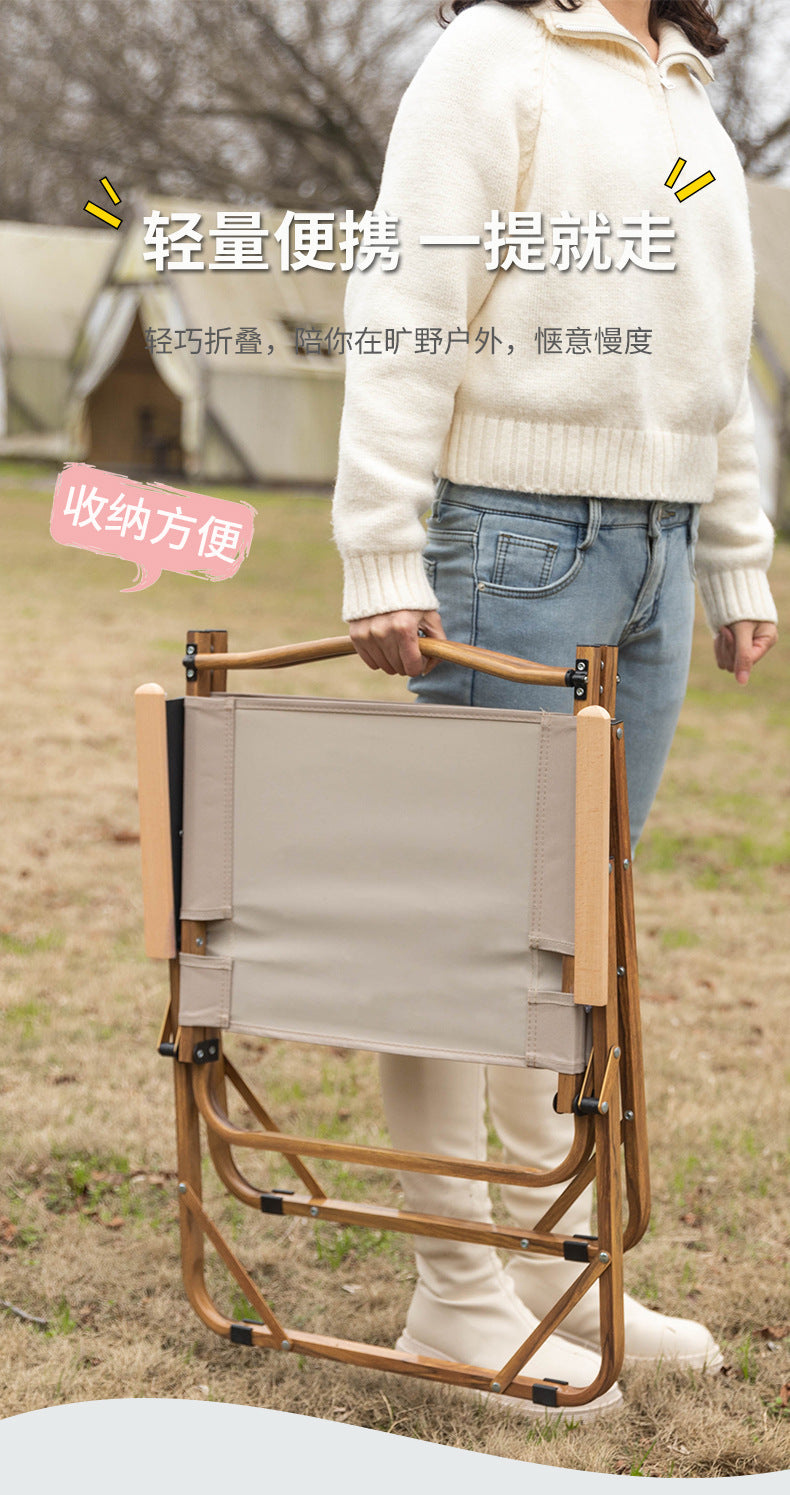 Wholesale Outdoor Folding Chair Aluminum Alloy Portable Kermit Chair Camping Chair Lightweight Folding Stool