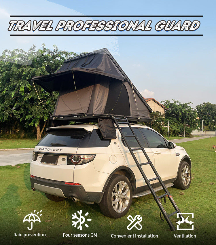 Hot Selling Car Roof Tent Outdoor Car Travel Hard Top Car Tent Outdoor Supplies Folding Camping Tent