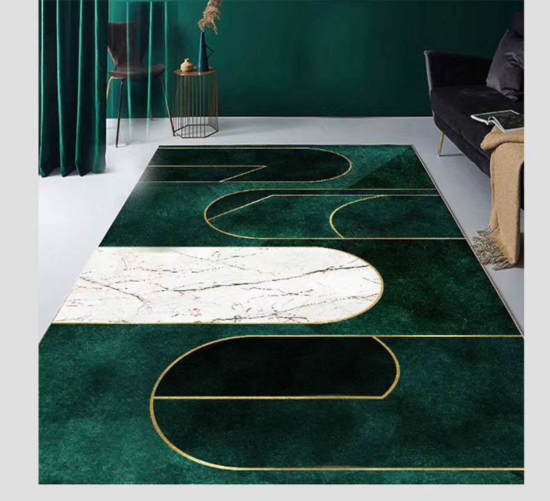 Carpet for Living Room, Stain-Resistant and Easy to Clean, Sofa and Coffee Table Rug, Wear-Resistant and Non-Slip, Home Bedroom Bedside Warm Blanket
