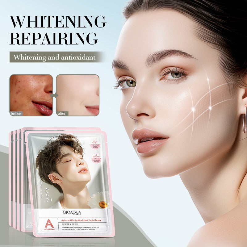 Astaxanthin Antioxidant Mask BIOAOUA Skin rejuvenation hydrating moisturizing face mask cross-border wholesale