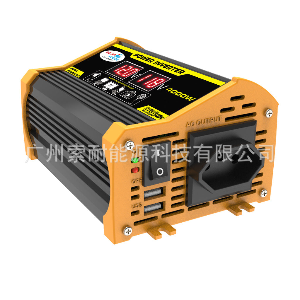 Vehicle Inverter300W 12V Turn110V 220V Voltage Display E-commerce power inverter