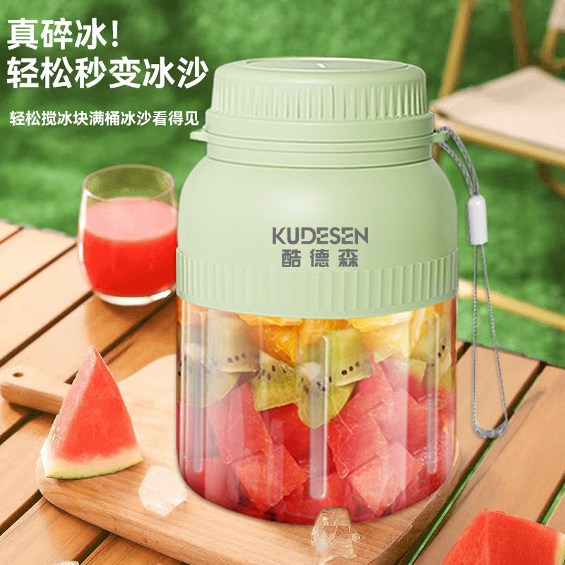 Portable Juicer32Blade Knife1300ml Juicing Bucket Multi-Functional Ice Crushing Large Capacity Household Juicing Cup