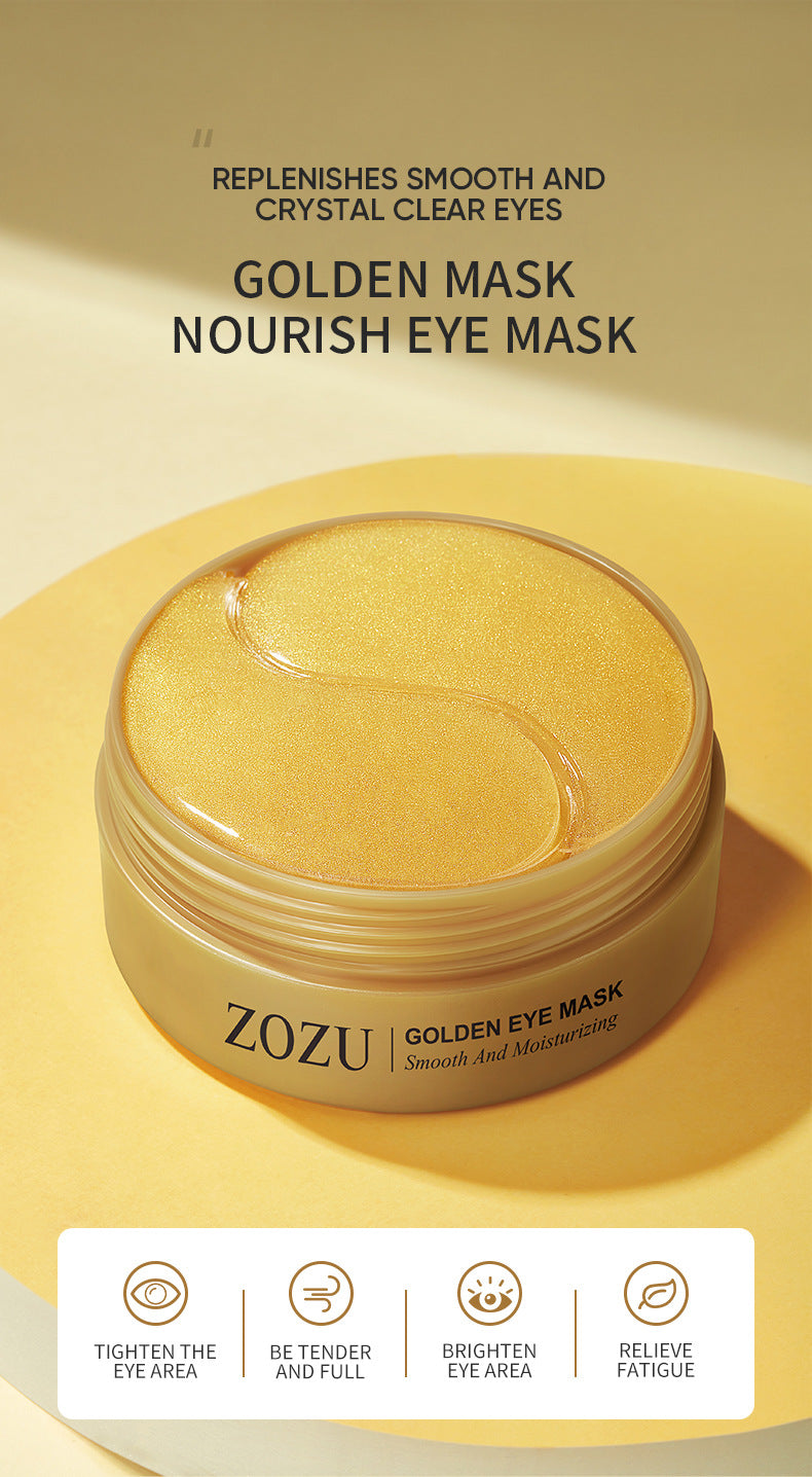Eye Mask ZOZU Golden Avocado Moisturizing and Hydrating   foreign trade skincare products live wholesale