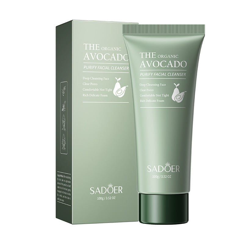 Avocado Skincare Set SADOER Cleansing, moisturizing and moisturizing six-piece set  foreign trade wholesale