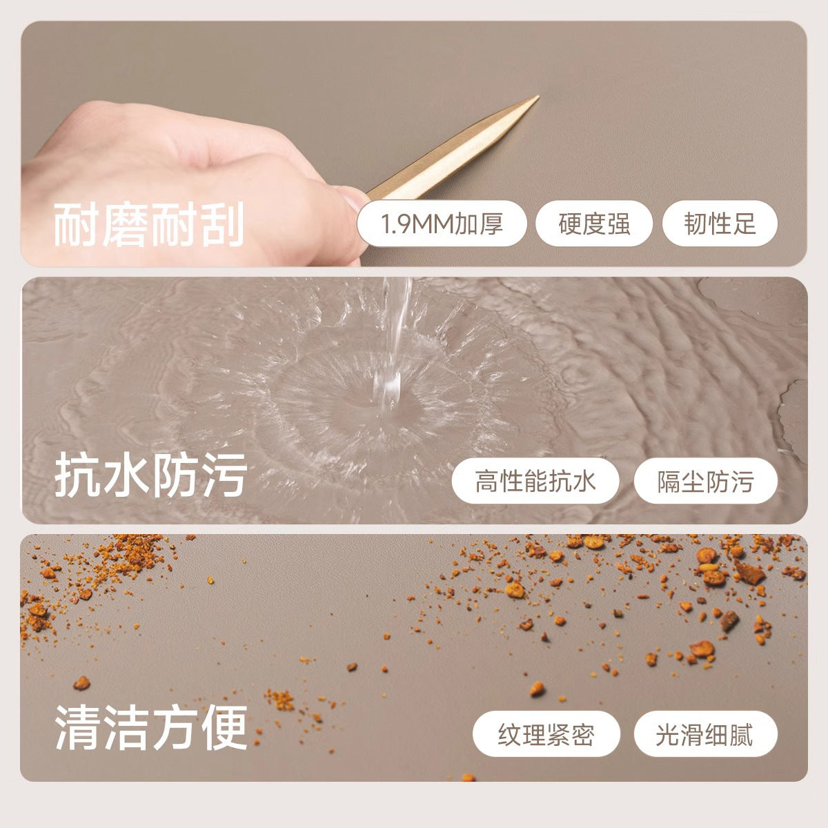 Multi-layer Solid Wood Rock Board Dressing Table Bedside Table Integrated Designer Bedroom Modern Minimalist High-grade Gray Makeup Table