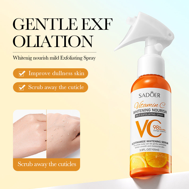 Exfoliating Spray SADOER Exfoliating Gentle Cleansing Body Hydrating Spray  Wholesale