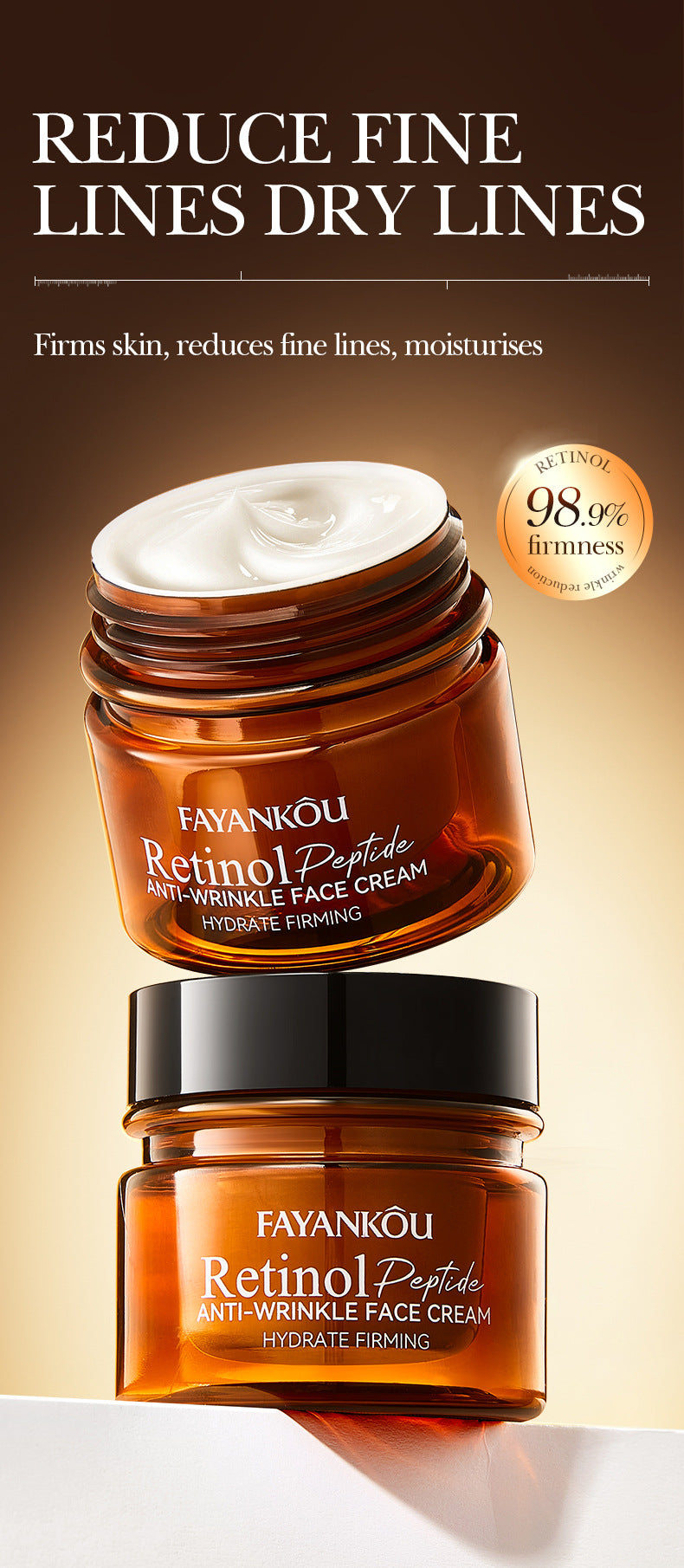 Retinol Peptide Skincare Series  FAYANKOU Amino Acid Facial Cleanser  Wholesale