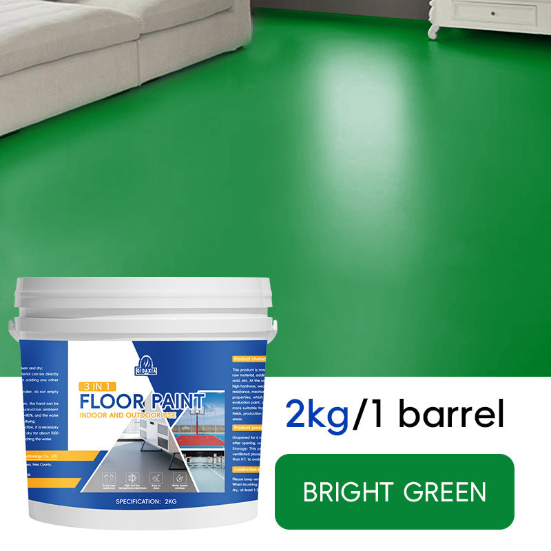 Home Floor Paint Three-in-One Epoxy Floor Paint Cement Floor Water-Based High Solid Wear-Resistant Resin Southeast Asia Environmental Protection
