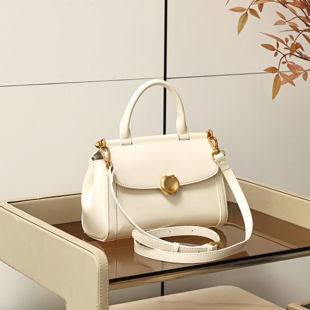 Vintage Simple Small Square Bag2025New Korean Style Personality Single Shoulder Bag Casual Crossbody Bag High-end Niche Handbag