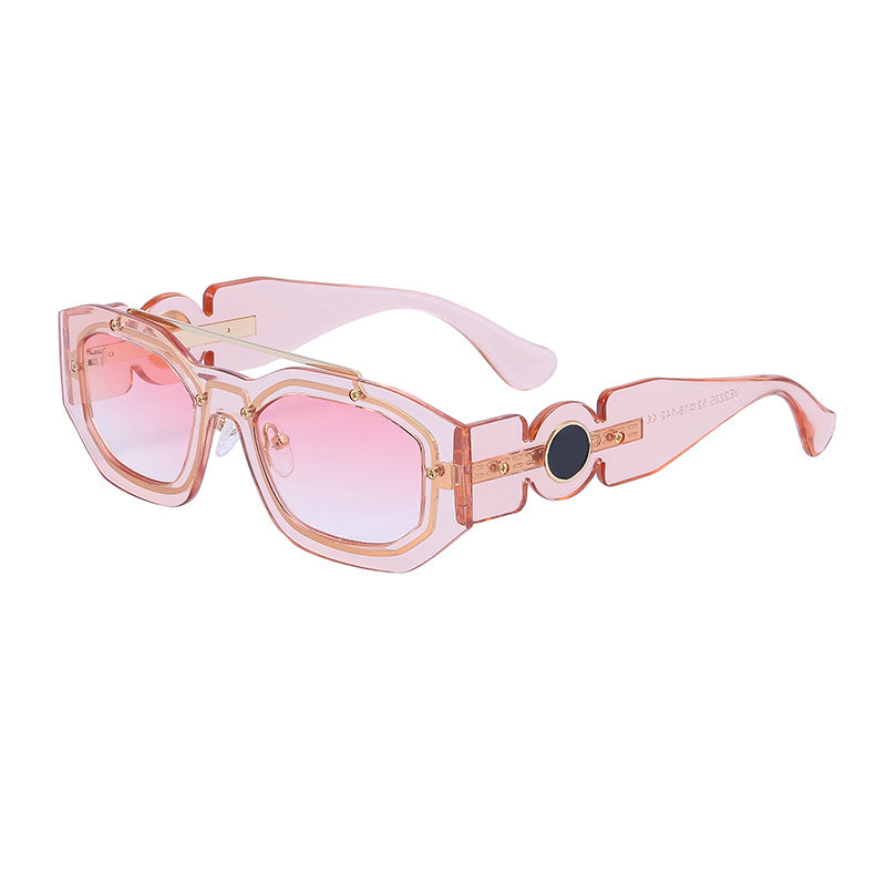 European and American Small Frame Sunglasses for Women UV Protection European and American Internet Celebrity Sunglasses for Women INS Wholesale