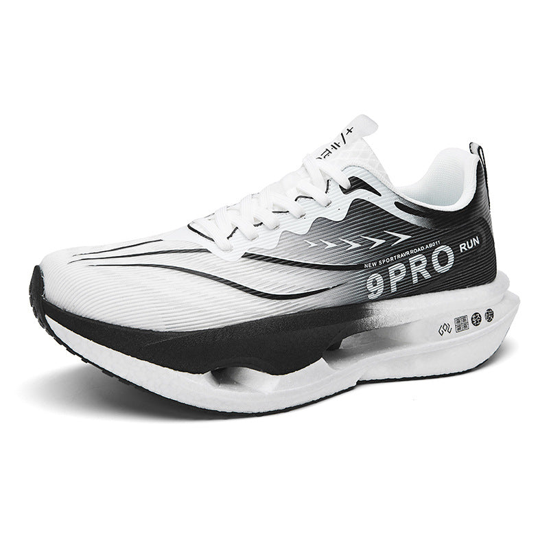 Summer Red Rabbit9PRO New Popcorn Carbon Plate Hollow Running Shoes Breathable Jacquard Comfortable Casual Sports Shoes