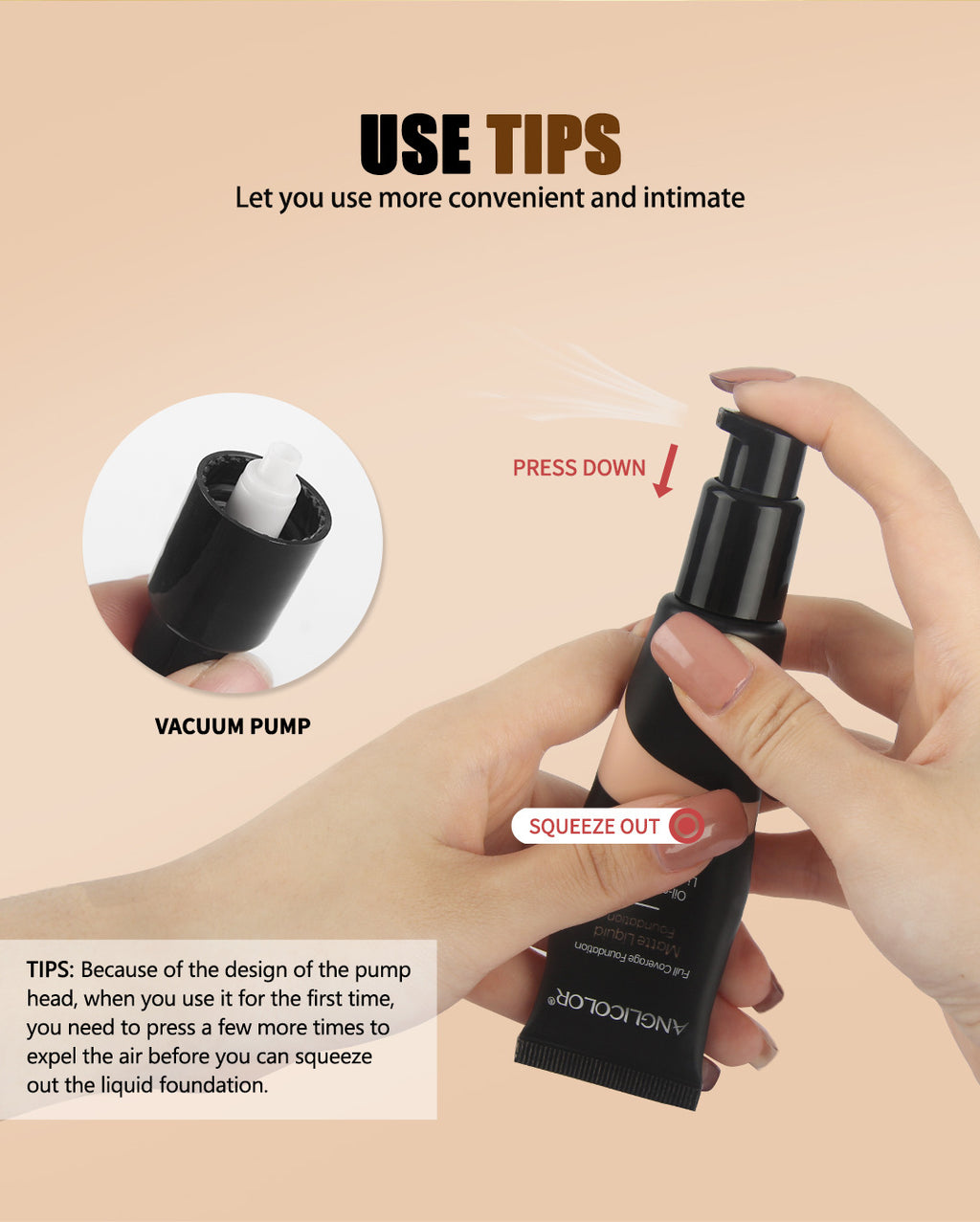 Long-lasting Concealing Foundation foundation Waterproof Oil Control Foundation Cream Non-Cakey Concealer