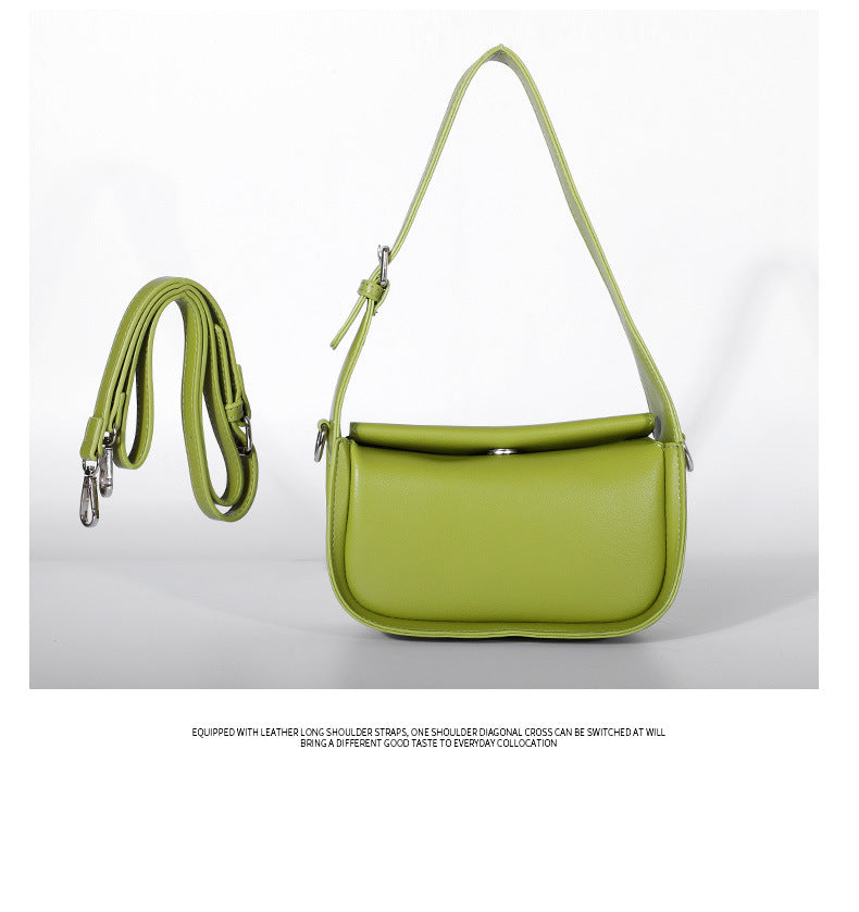 In-stock One-piece Dropshipping Women's Shoulder Bag2024New simple design versatile crossbody small bag for commuting