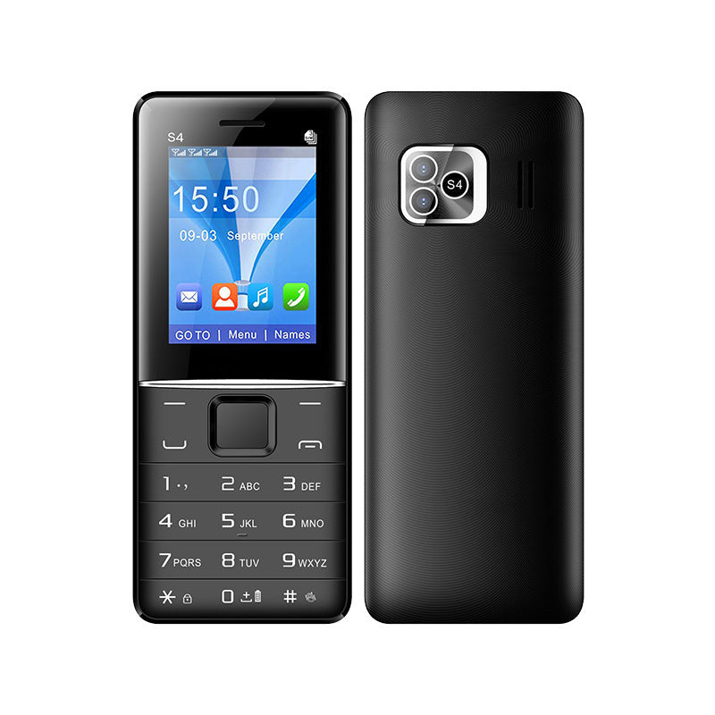 Mobile Phone4757Elderly Phone Straight-Board Senior Phone Long Standby Student Button Phone Backup