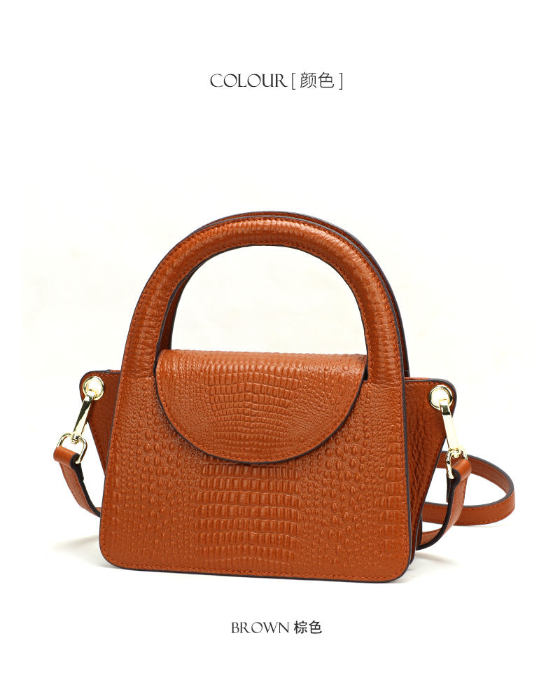 Spring and Autumn New Retro Women's Bag Trendy Fashionable Unique Niche Versatile Crossbody Bag Casual Single Shoulder Small Square Bag