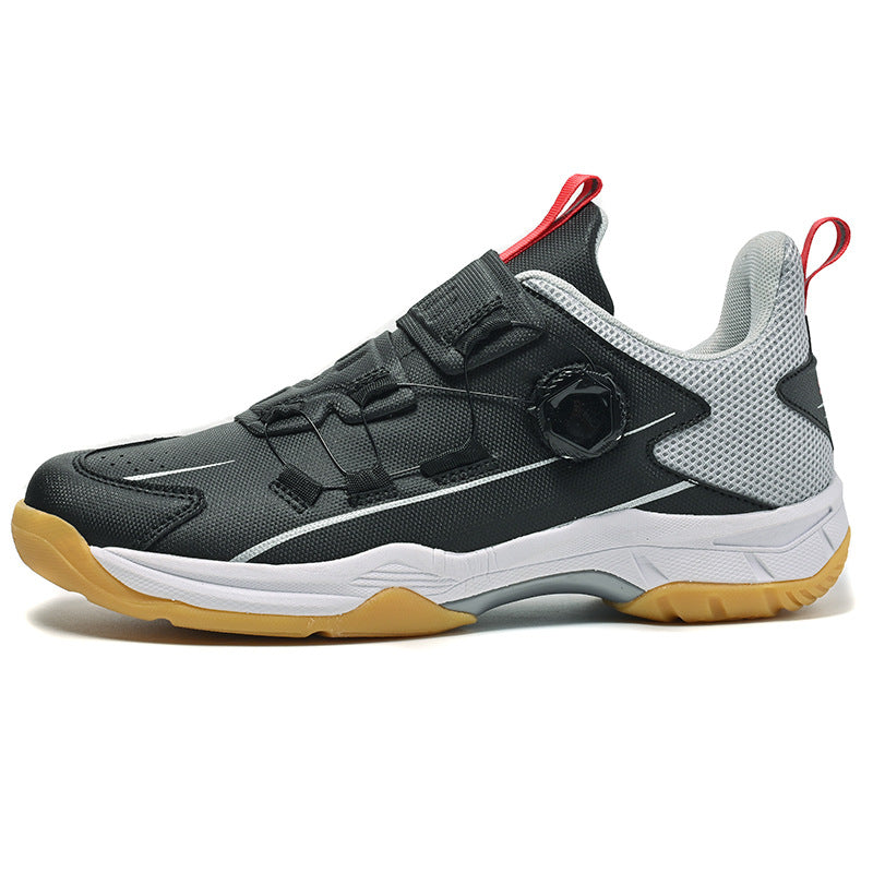 Men's Wear-Resistant Badminton Shoes Sports Shoes Large Size Couples Anti-Slip Shock Absorption Sneakers Women Breathable Lightweight Sports Shoes