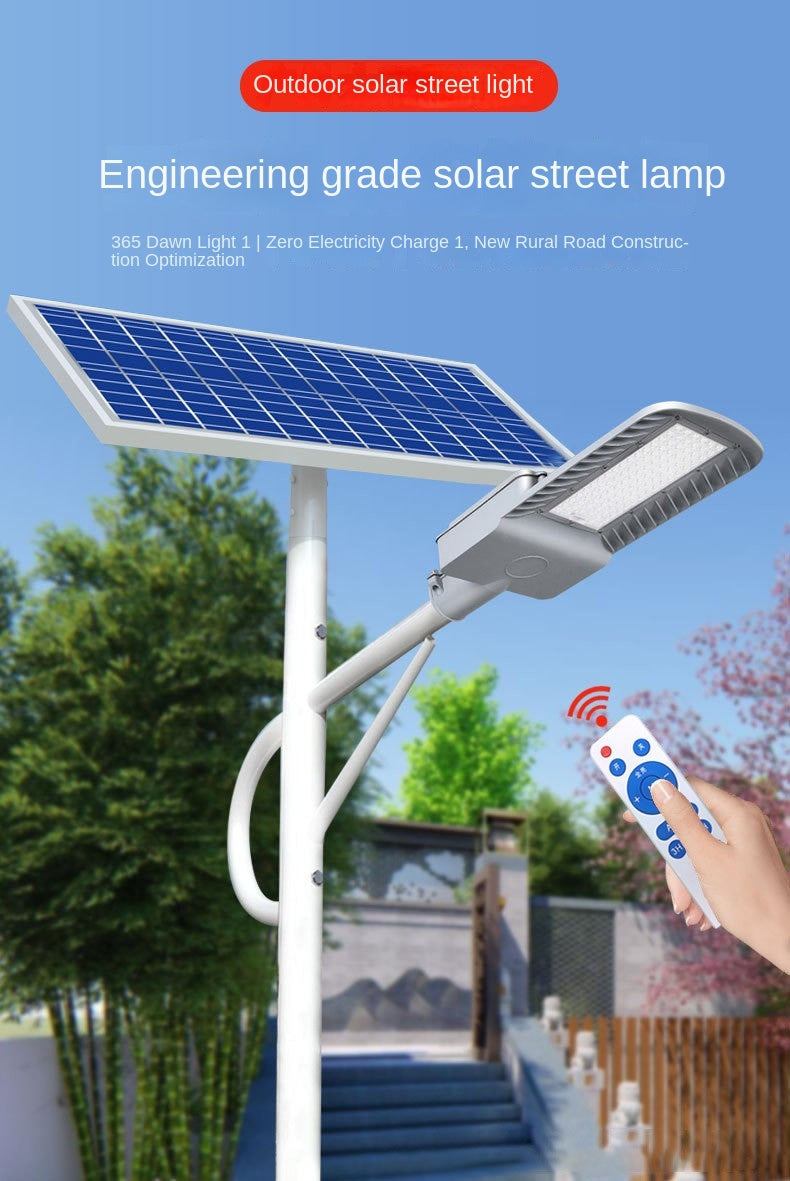High Brightness Solar Outdoor Light IP65 Courtyard Lighting Aluminum Waterproof Street Square LED Solar Street Light