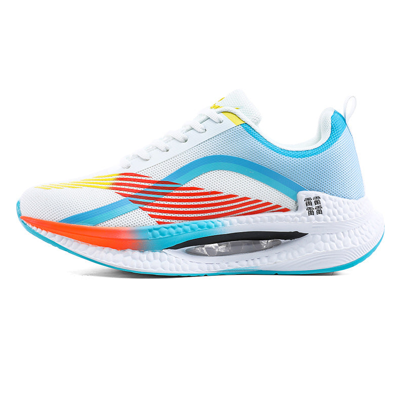 2025Spring Sports Shoes Jueying Men's Casual Mesh Breathable Cushion Rebound Lightweight Running Shoes Breathable Comfortable