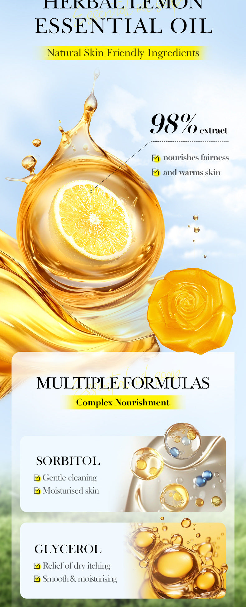 Handmade  Soap100g Essential Oil Plant Fruit Deep Cleansing Body Soap Export Manufacturer Wholesale