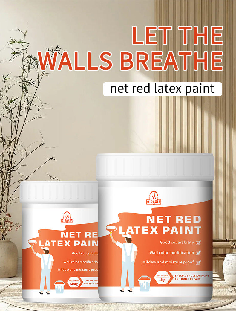 Interior Wall Latex Paint for Home Renovation and Repair, Water-Based Coating for Eco-Friendly Wall Renovation and Color Change