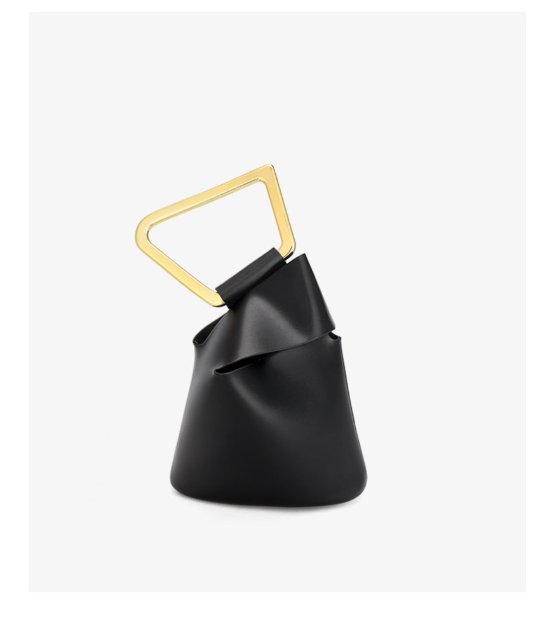 New Irregular Bucket Bag for Women, Large Capacity, Unique Acrylic, Niche Versatile Handbag, Fashionable Women's Bag