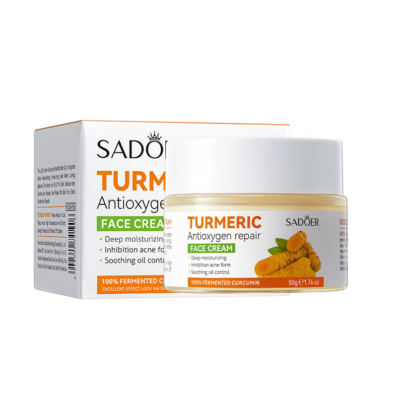 Turmeric Skincare Set SADOER Cleansing, moisturizing, hydrating five-piece set for  foreign trade wholesale