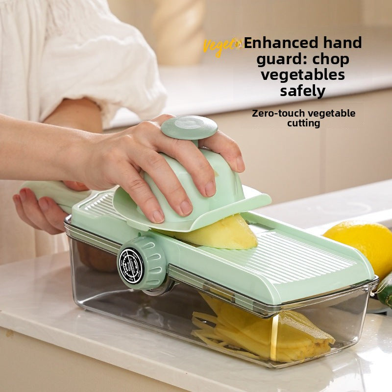 Home Kitchen Shredding and Slicing Machine Lemon Dicing and Slicing Vegetable Cutter Potato Grater Multi-Functional Vegetable Slicer