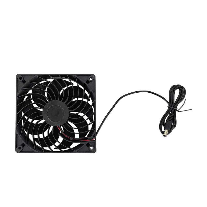 Factory Direct Solar Panel with Dual Fan Pet House Silent Solar Photovoltaic Panel Exhaust Fan Ventilation Cooling