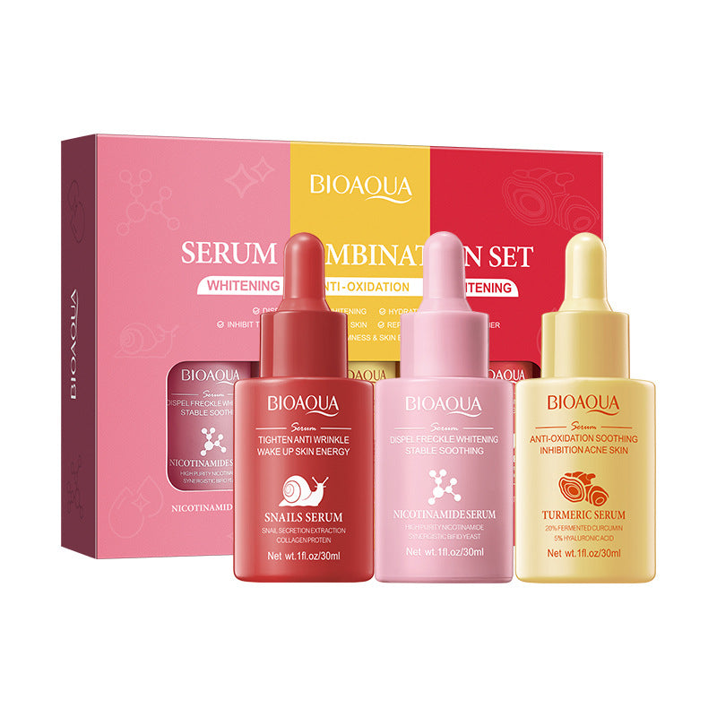 Essence Three-Piece Set90ml BIOAOUA Hydrating and Moisturizing Skincare Set  Wholesale