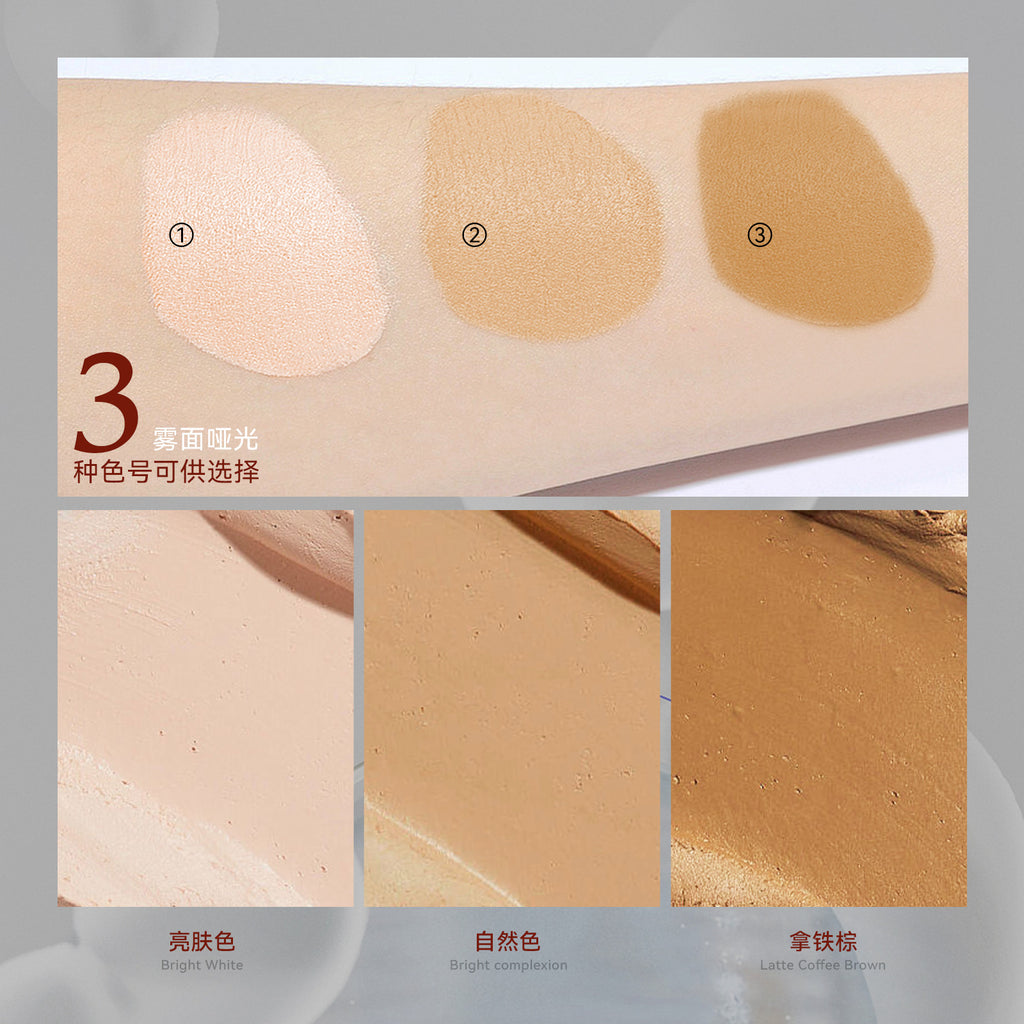 sheloves Anti-UV Foundation Stick Natural Long-lasting Concealer Non-removing Makeup Non-stuck Powder Foundation Cream