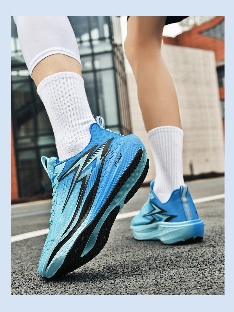 New Large Size Running Shoes Fei Ran4Carbon Plate Marathon Carbon Plate Men's and Women's Racing Body Side Training Sneakers
