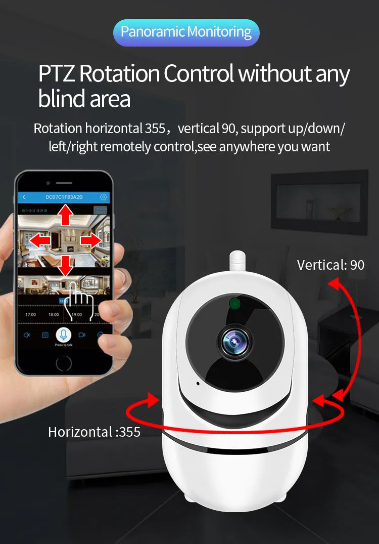 YCC365Minions Wireless Camera 1080P HD Indoor Surveillance Home Remote Smart Camera