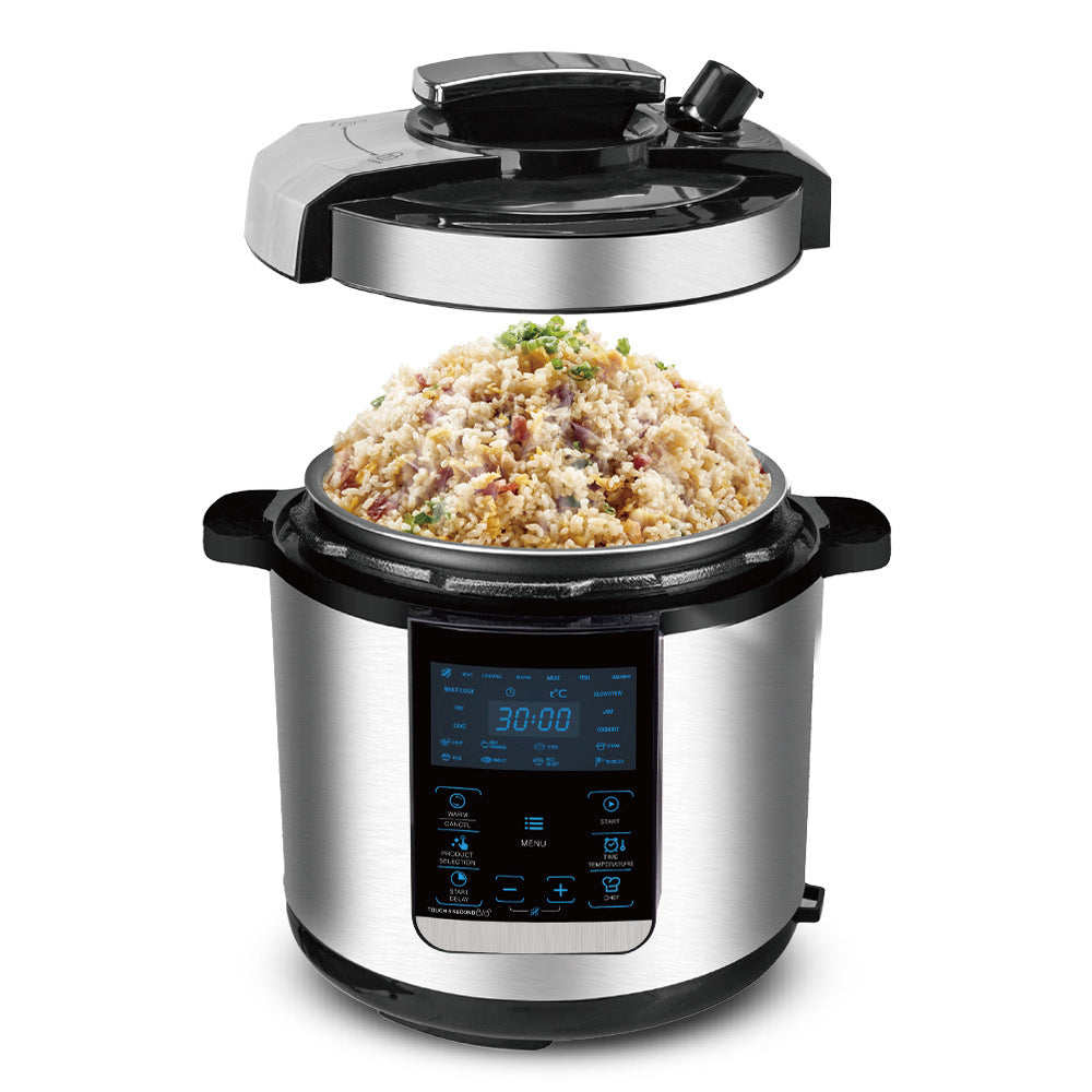RAF European Standard Multifunctional Rice Cooker and Soup Pot with Lid Opening, Household Electric Pressure Cooker for Sauce Collection and Reservation, Rice Cooker and Pressure Cooker