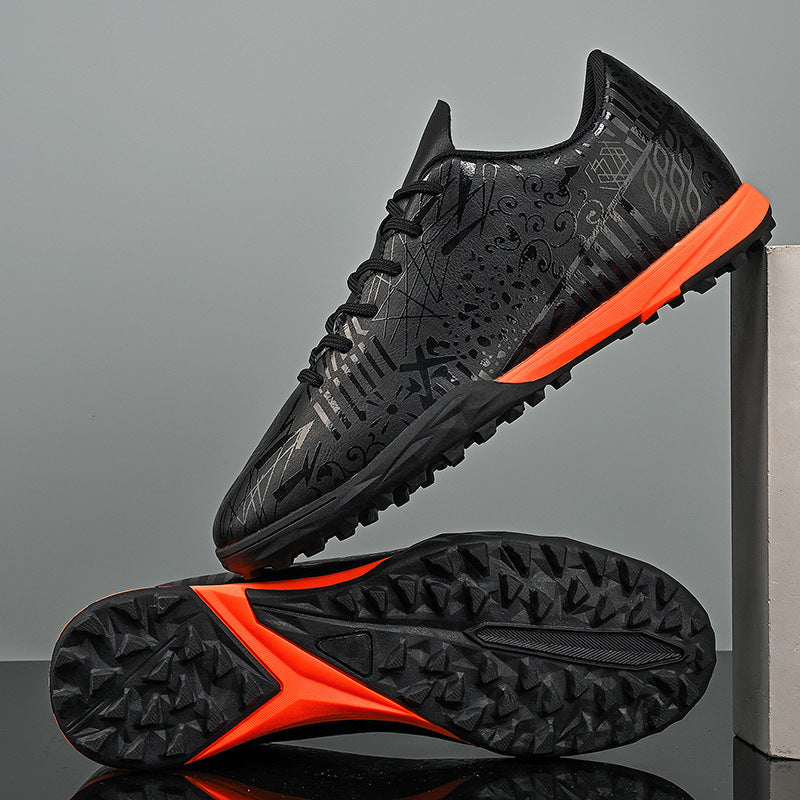 New Men's Football Shoes Low-Cut Long Spikes Broken Spikes Youth Student Professional Training Sports Shoes