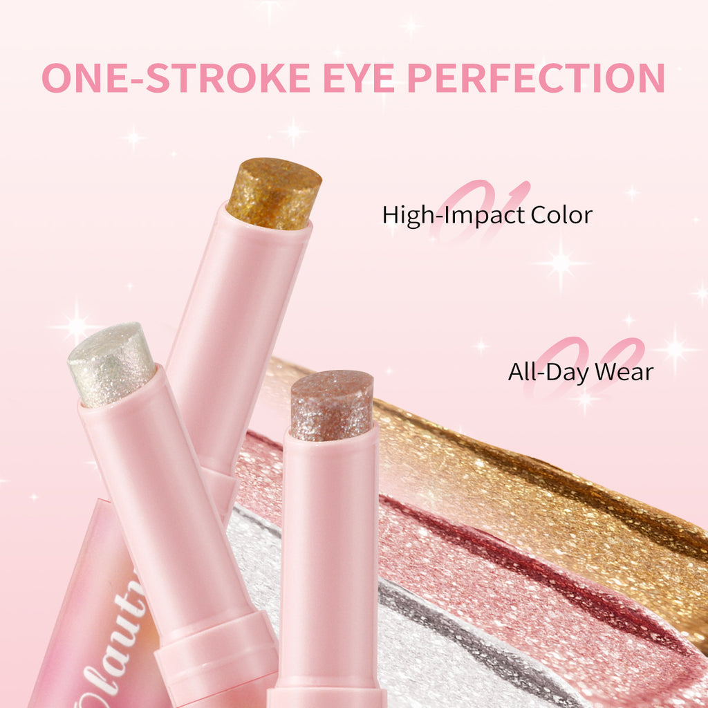tk Jelly Highlight Eyeshadow Stick3g Contour Highlight Stick Pearlescent Shimmer6Color Packaging Beauty Makeup