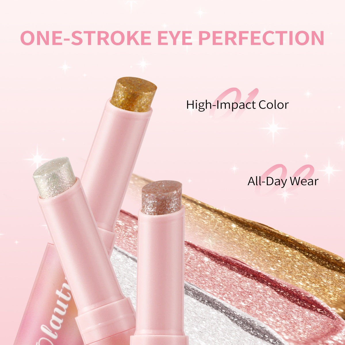tk Jelly Highlight Eyeshadow Stick3g Contour Highlight Stick Pearlescent Shimmer6Color Packaging Beauty Makeup