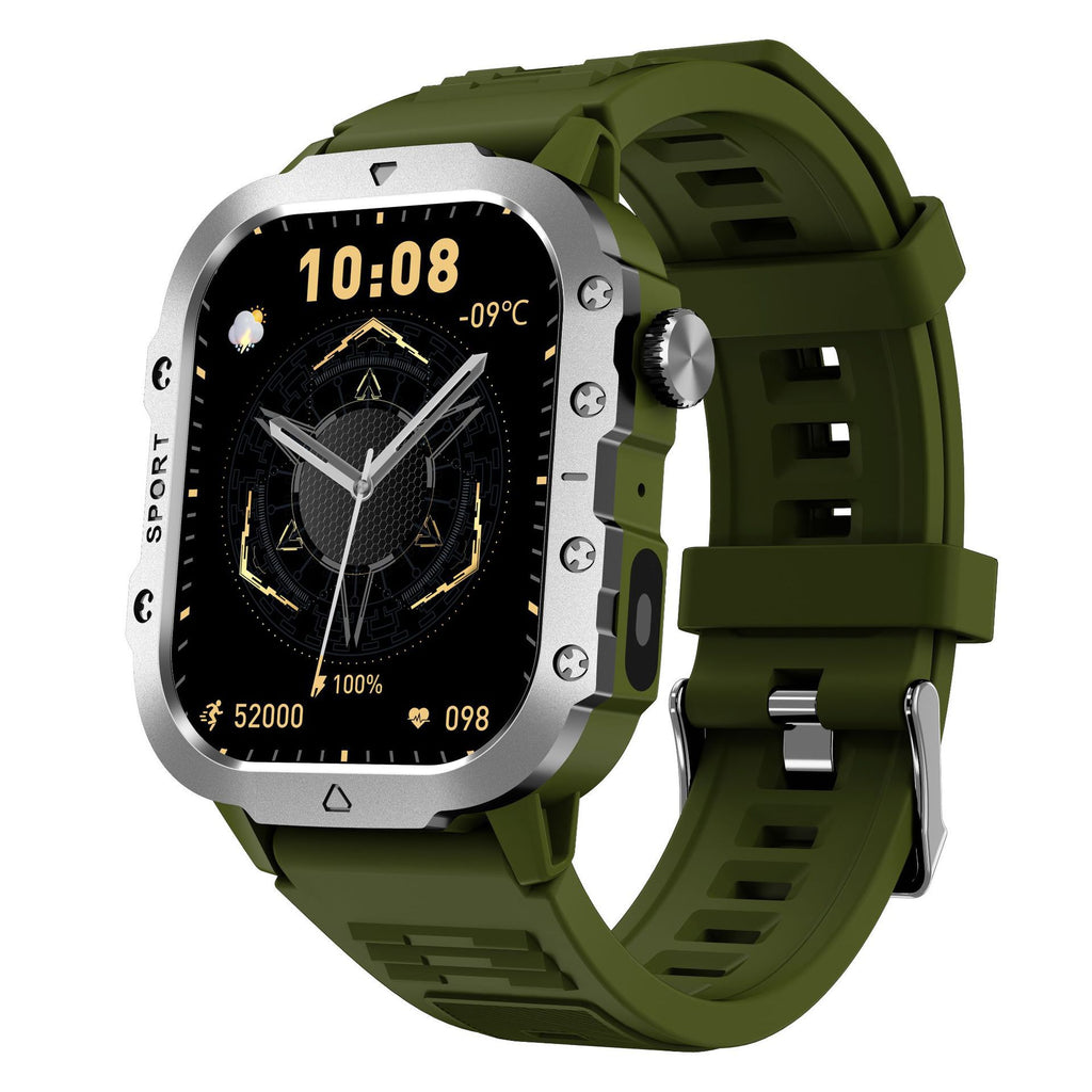 H11Smart Watch2.01inch Bluetooth Call Heart Rate Blood Sugar Smart Island Message Reminder Three-Proof Sports