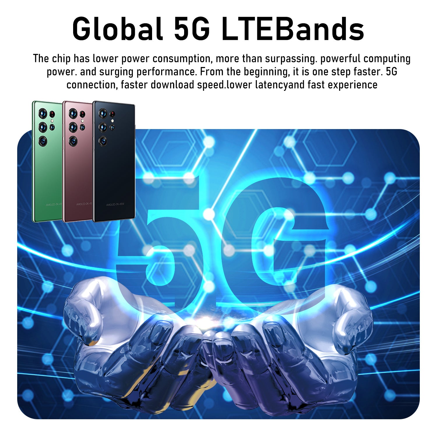 Popular S23+Ultra The phone is really..16+1T Large Memory Mobile Phone7.3High Definition Screen Factory Direct