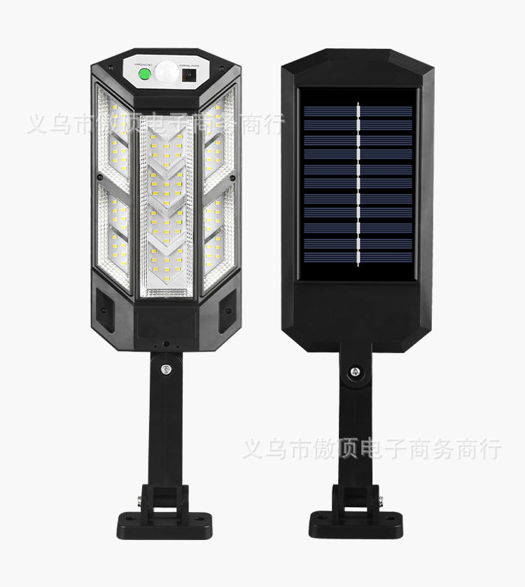 Step into the New Solar Light Outdoor Motion Sensor Light Waterproof Garden Light with Remote Control Garage Light LED Street Lamp