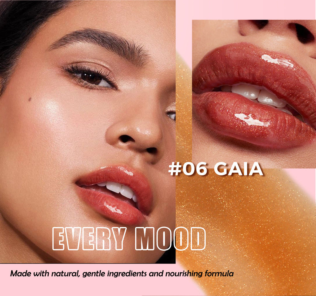 Anglicolor Temperature Changing Lip Oil Long-lasting Moisturizing Mirror Lip Gloss Plump Lips Color-changing Lip Glaze